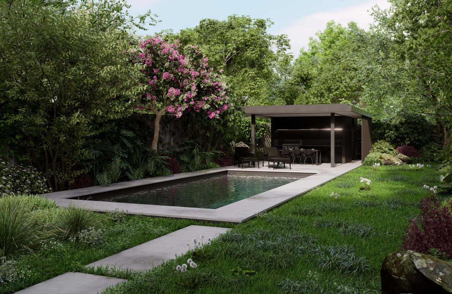 Exterior render for proposal / Simulare exterior solutie propusa