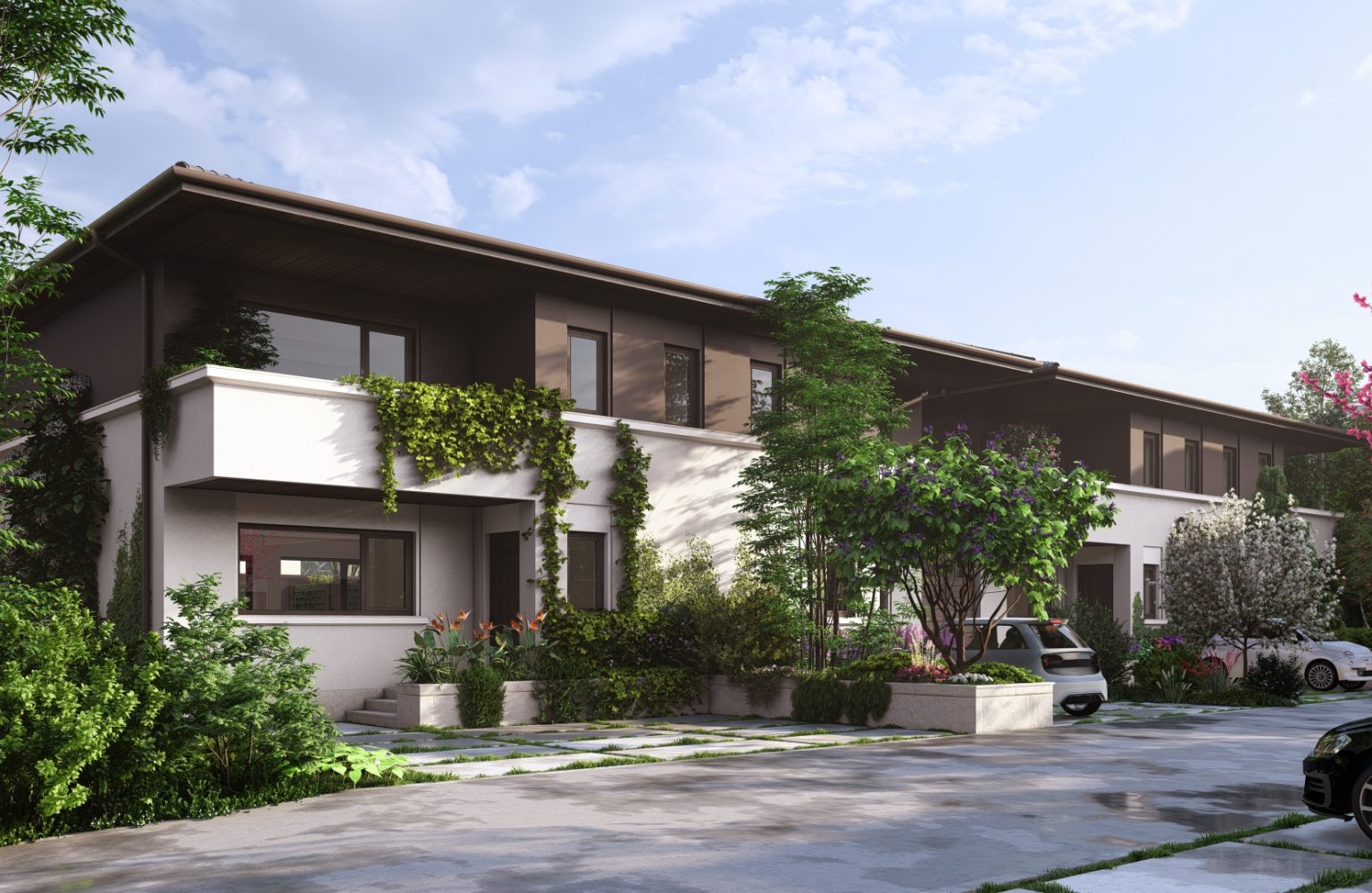 Exterior render for proposal / Simulare exterior solutie propusa